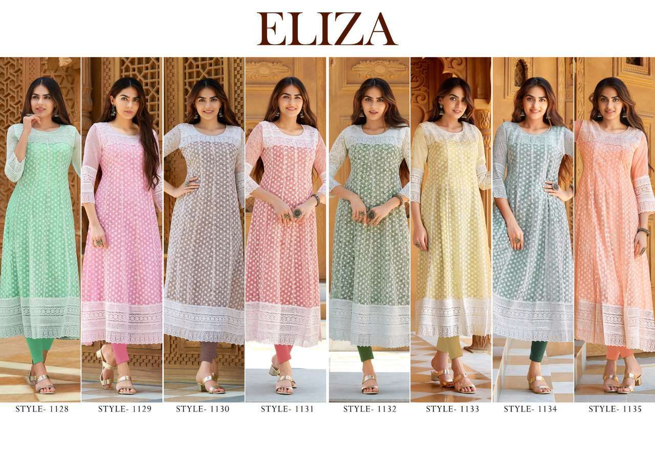 S3forever-eliza-fabric-georgette- Heay -Carzy Print-front Work Anarkali-long-gown-kurti-Index